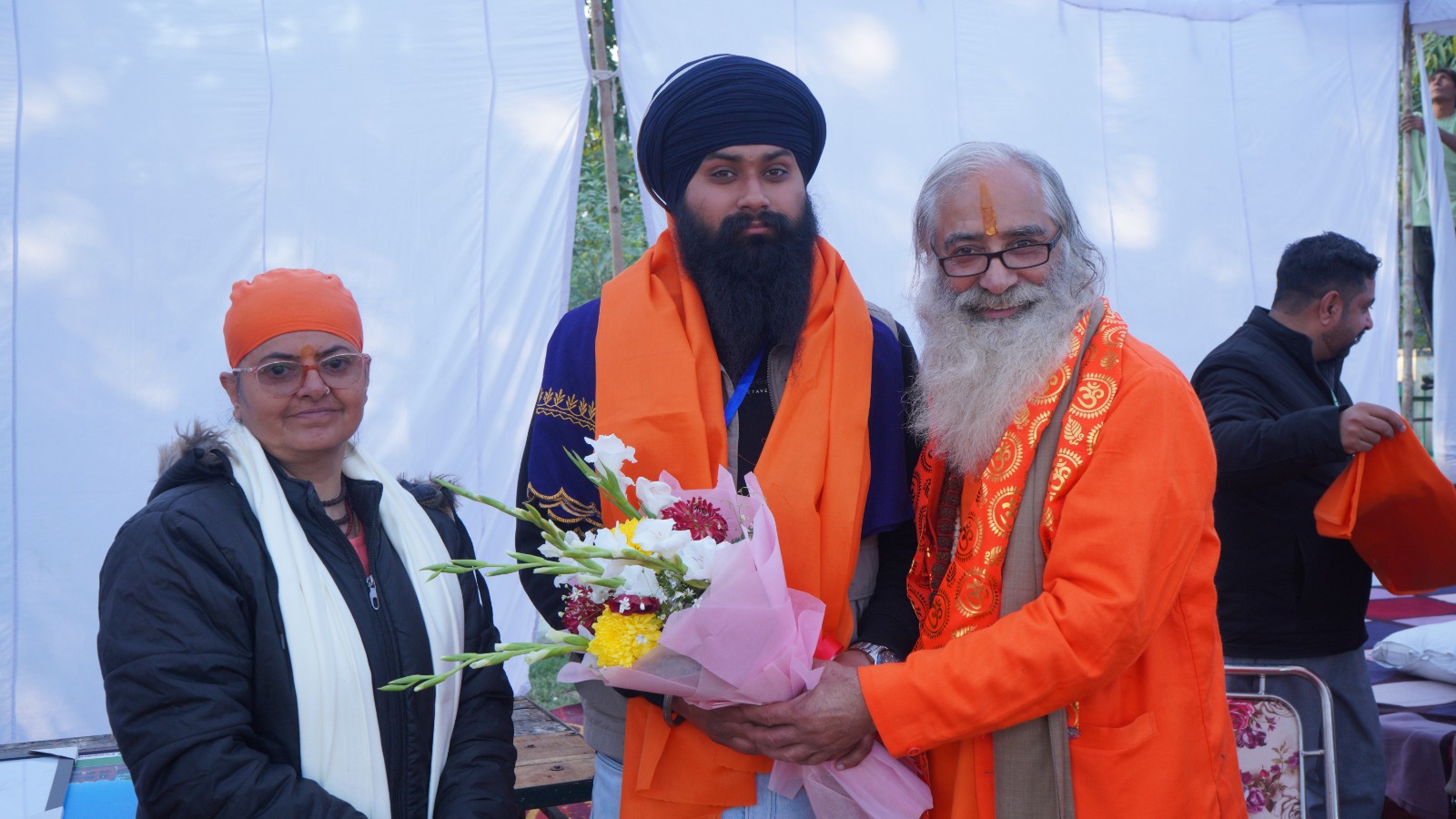 Honouring Singh Sahiban at Kapurthala(Punjab)