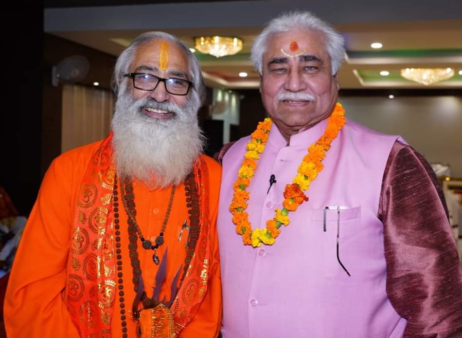 Sant Kamal kishore Ji Maharaj with Top Astrologer Shree Anil Vats ji 